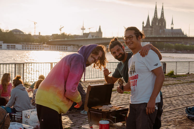 Barbecue at Deutzer Werft